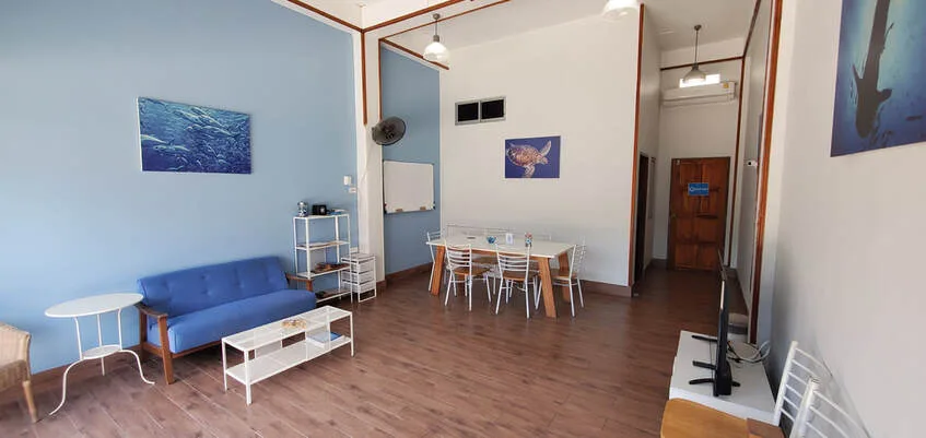 Ocean sound diving classroom in koh tao
